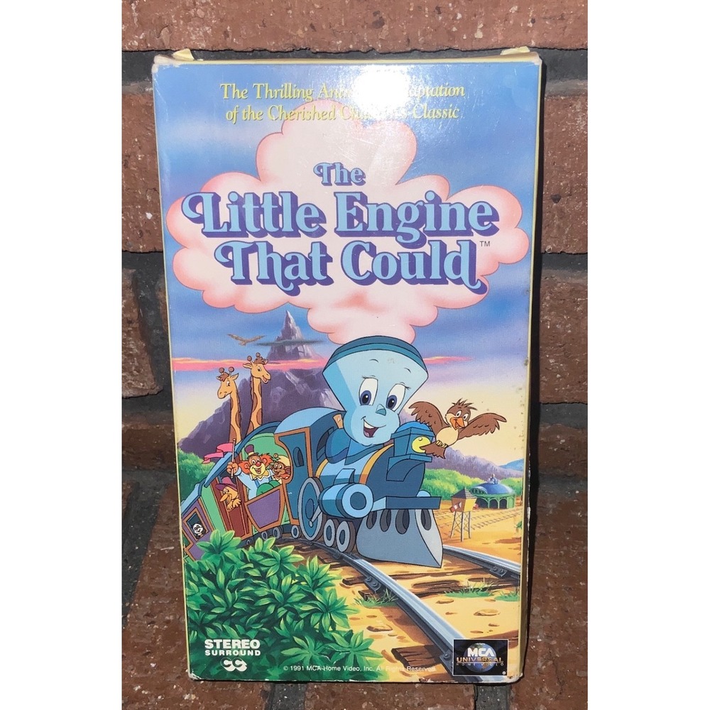The Little Engine That Could VHS 1991 MCA Universal Home Video Animated Classic